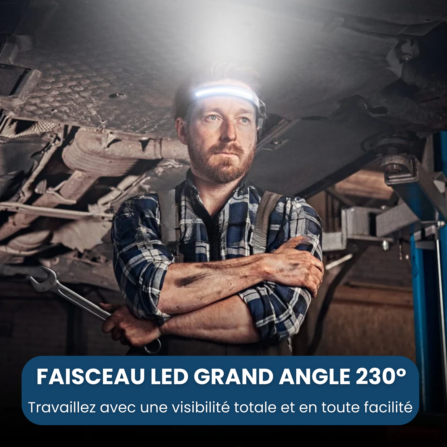 Lampe Frontale 230°